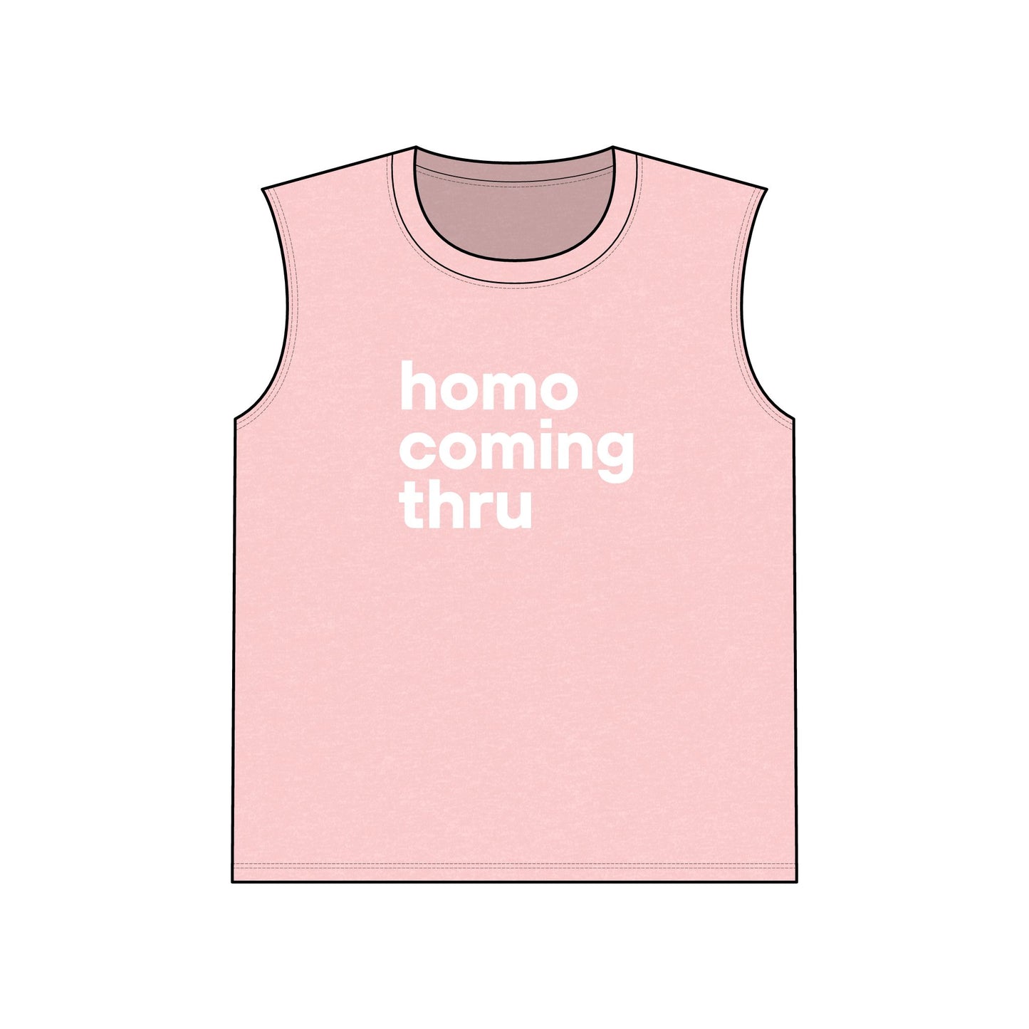Homo Coming Thru Jersey Tank