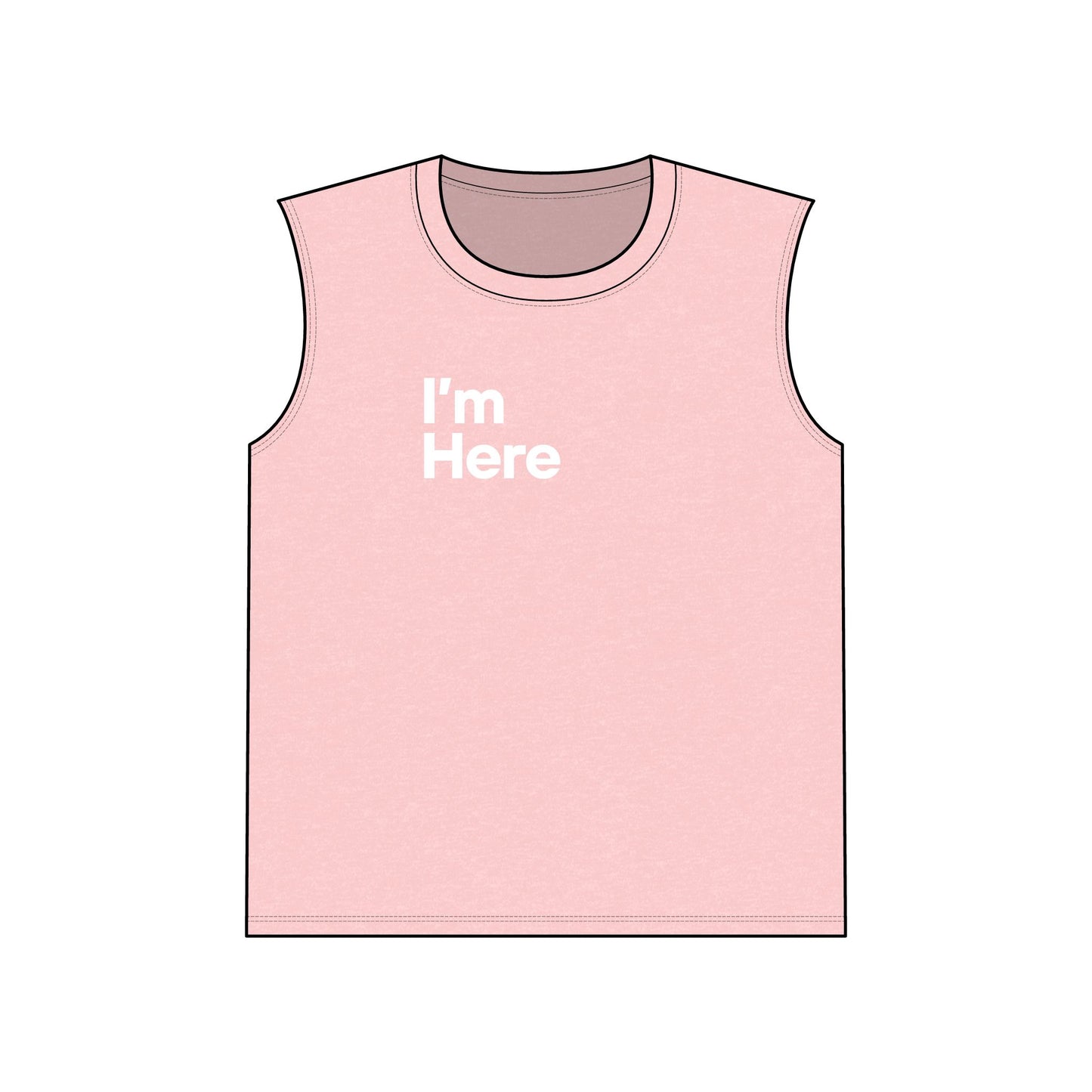 I'm Here Unisex Jersey Tank