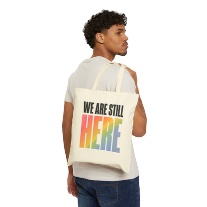 Here Canvas Tote Bag